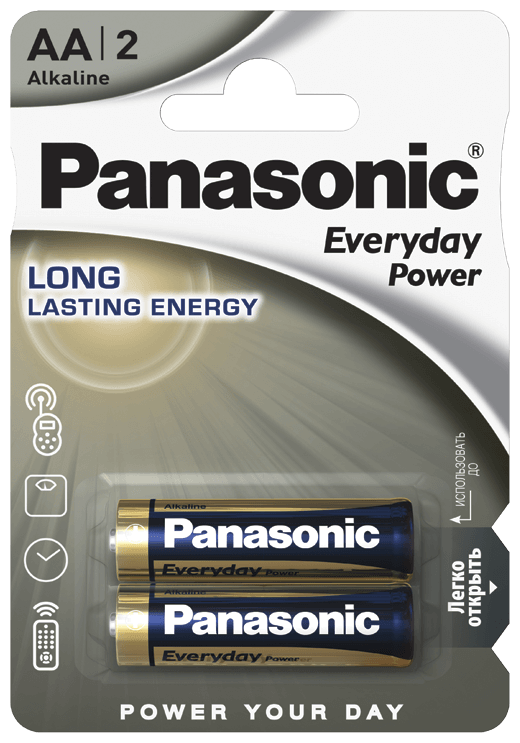 Батарейки Panasonic Everyday Power AA Bli Alkaline, 4 шт. (LR6REE/4BR) - фото №2