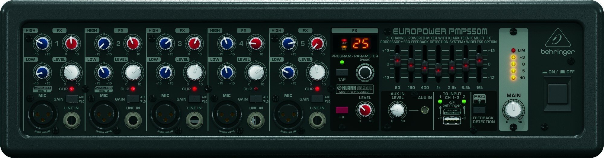 Микшерный пульт Behringer PMP550M