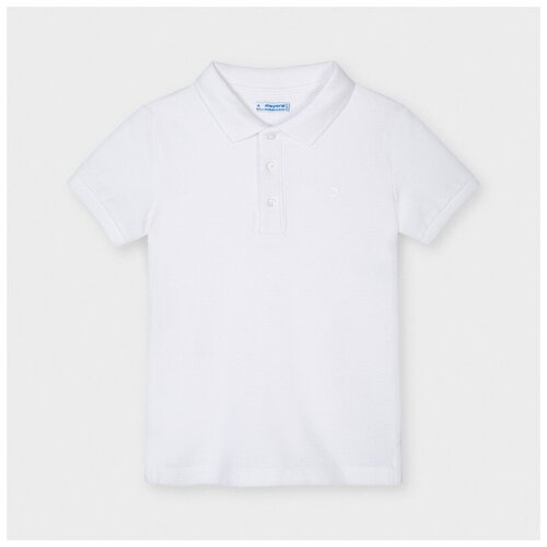 фото Поло mayoral белое 8 л.