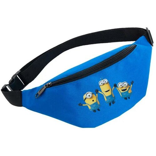 фото Сумка поясная noname, голубой