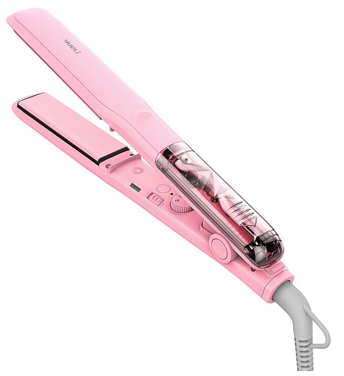 Плойка для волос Xiaomi Yueli Hot Steam Straightener (Pink/Розовый)