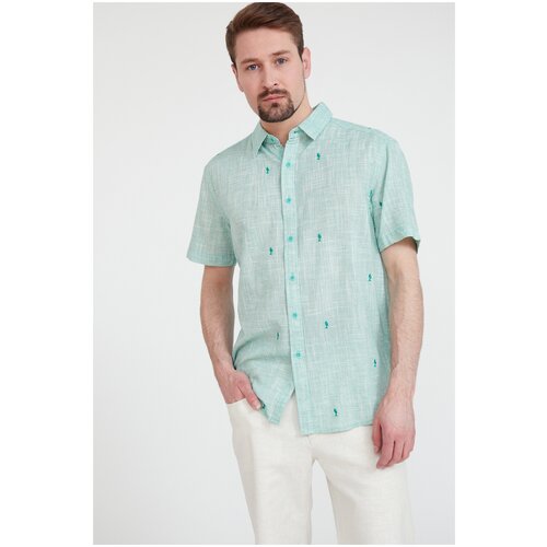 фото Рубашка finn flare размер 2xl светло-зеленый (513)