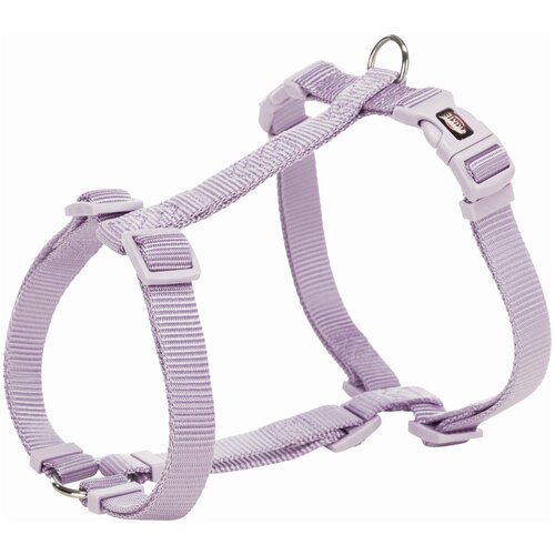 Шлейка Premium H-harness, L–XL: 75–120 см/25 мм, светло-сиреневый