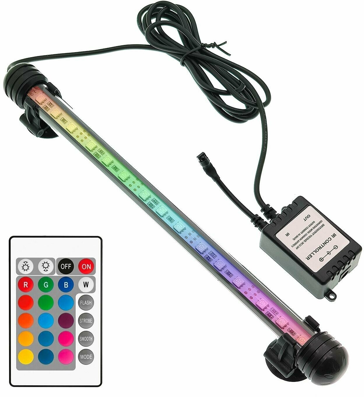 фото Лампа аквариумная Огонек OG-LDP04 RGB (пульт, 280 мм)