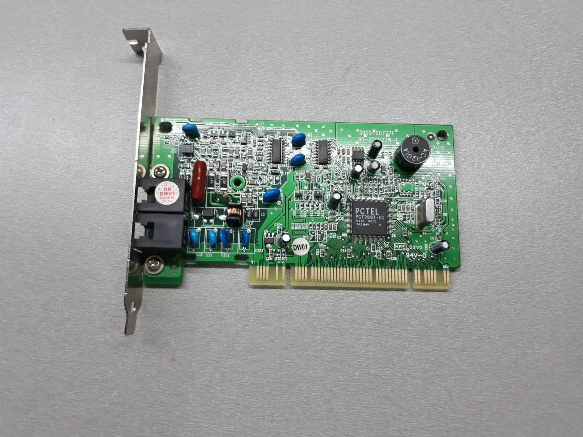 DSL Модем PCI Zyxel Omni 56K PCI EE V1456VQH-P2(RU) на чипе PCTEL PCT789T-C1