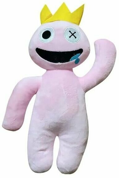 Мягкая игрушка Roblox Rainbow Friends (Радужные друзья), Бледно-розовый, 30 см