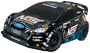 Легковой автомобиль Traxxas Rally Ford Fiesta ST (TRA74054-6), 1:10, 55.2 см