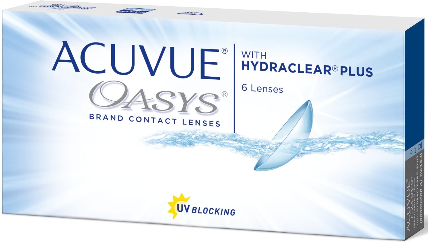 Контактные линзы ACUVUE OASYS with HYDRACLEAR PLUS., 6 шт., R 8,4, D -5,5