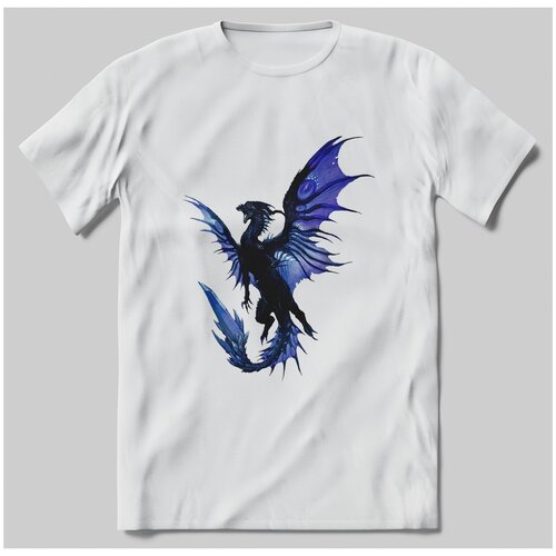 фото Футболка с принтом blue dragon brut-shop