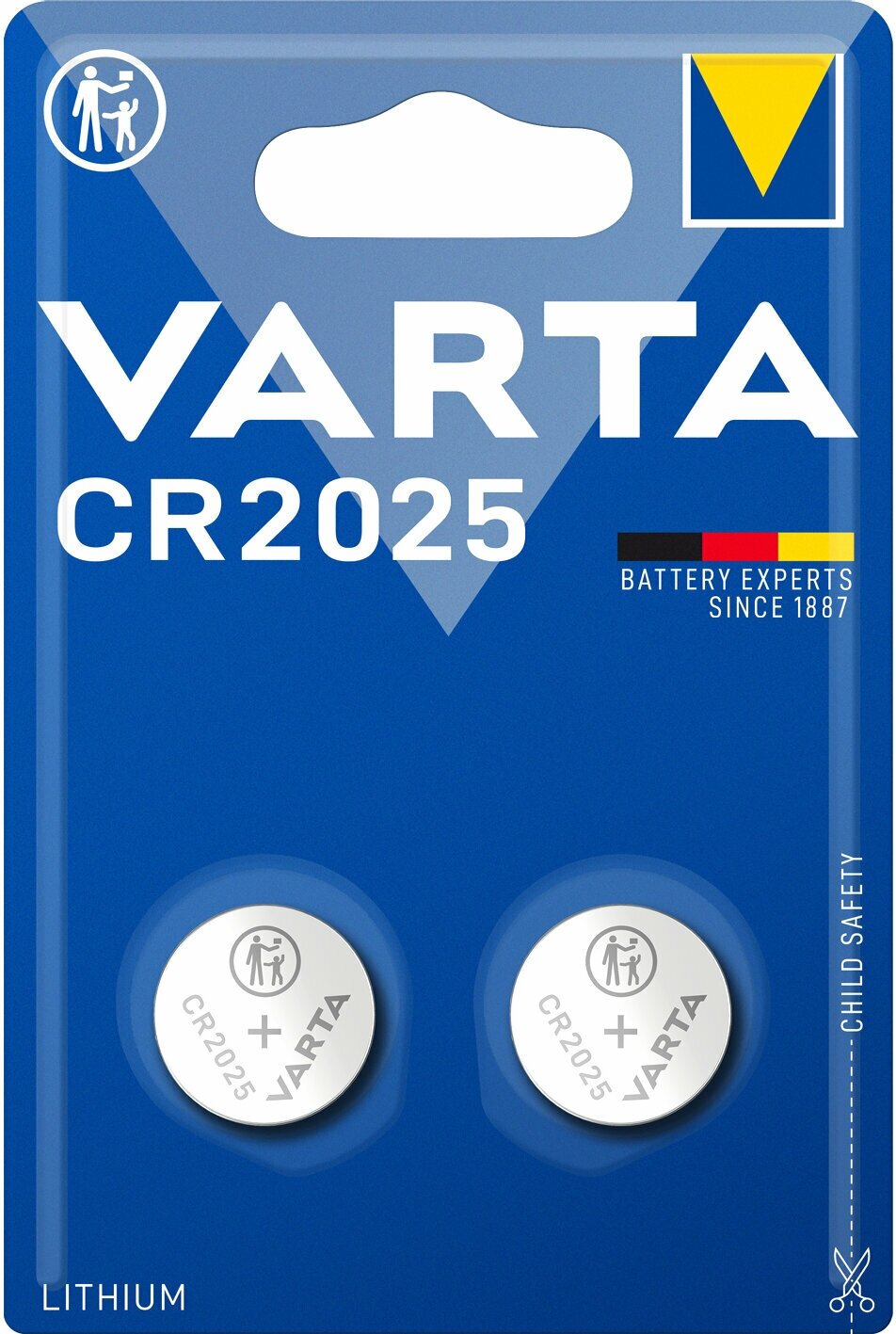 Батарейка Varta CR 2025 BLI 1 Lithium (6025101401) - фото №12