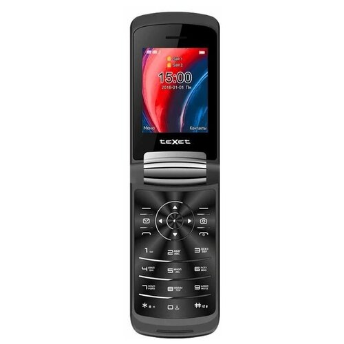 Телефон teXet TM-317, 2 SIM, черный