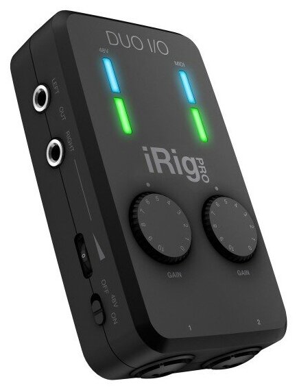 IRig-PRODUOIO Аудио и MIDI-интерфейс для мобильных устройств, IK Multimedia