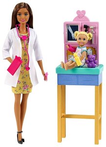 Игровой набор Barbie Профессии, 29 см, DHB63 разноцветный