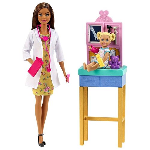 Игровой набор Barbie Профессии, 29 см, DHB63 разноцветный