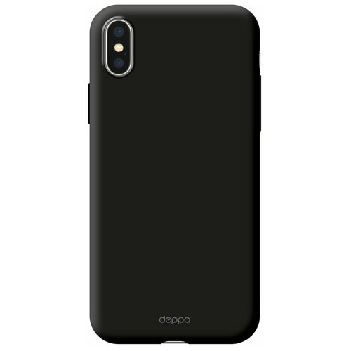 Чехол Deppa Gel Color Case для Apple iPhone Xs Max, черный чехол deppa gel color case для apple iphone xs max синий