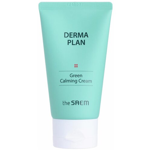 Успокаивающий крем для проблемной кожи [The Saem] Derma Plan Green Calming Cream