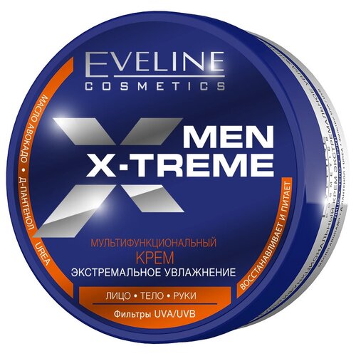 Eveline Cosmetics vультифункциональный крем Men X-Treme Экстремальное увлажнение, 200 мл/200 г