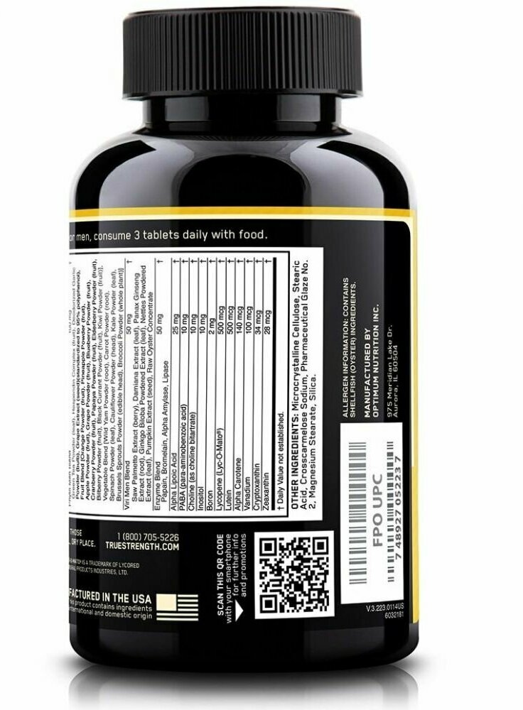 Витаминно-минеральный комплекс OPTIMUM NUTRITION Opti-Men, таблетки, 150шт - фото №6