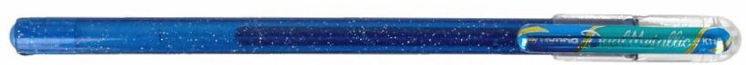 Ручка гелевая Pentel "Hybrid Dual Metallic" 1,0 мм, черный + красный металлик - фото №1