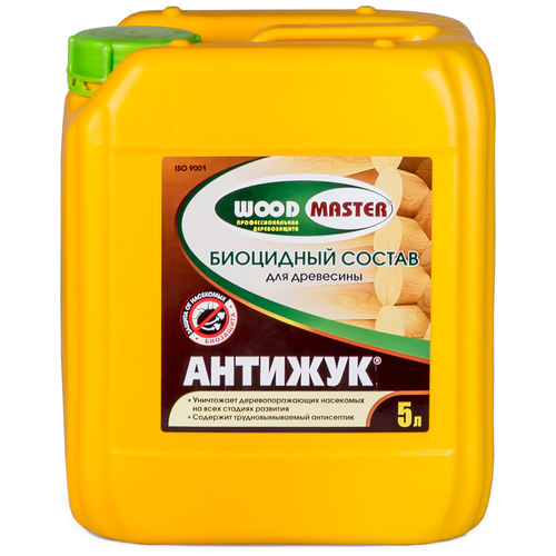 WOODMASTER антисептик Антижук, 5.5 кг, 5 л, бесцветный антижук stopжук удачный ремонт