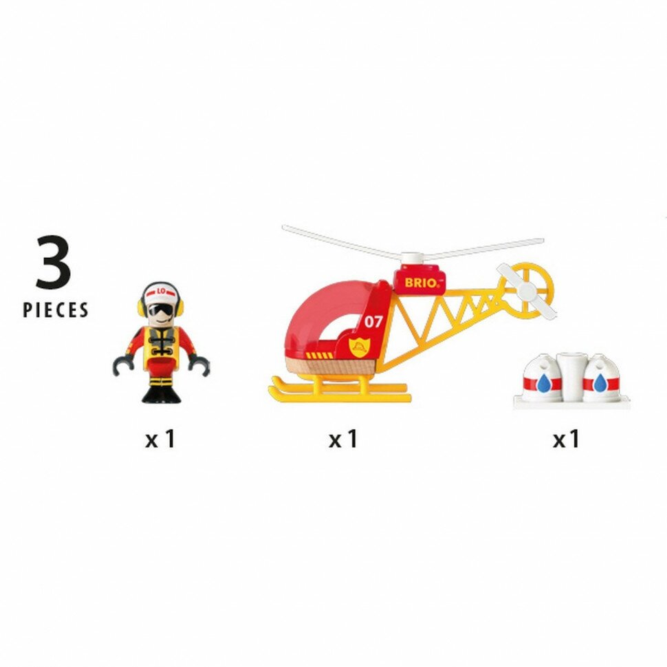 Игровой набор Brio Спасательный вертолет - фото №11