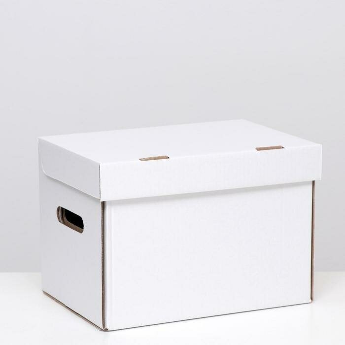 Коробка для хранения 'А4', белая, 32,5 x 23,5 x 23,5
