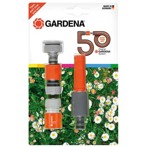 Набор для полива GARDENA 18293-34 оранжевый/серый набор для полива gardena 50 лет полива 18299 34