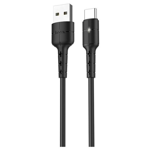 Кабель Hoco X30 Star USB - USB Type-C, 1.2 м, 1 шт., черный usb кабель hoco x30 star am type c 1 2 метра 2a пвх индикатор красный 30 300