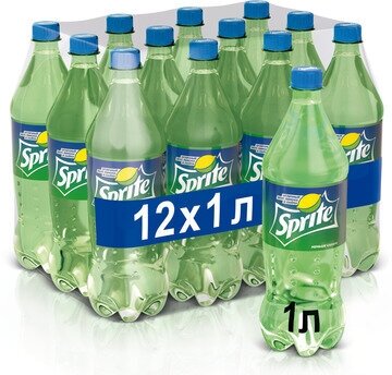 Газированный напиток Sprite, 1 л, 12 шт. - фотография № 7