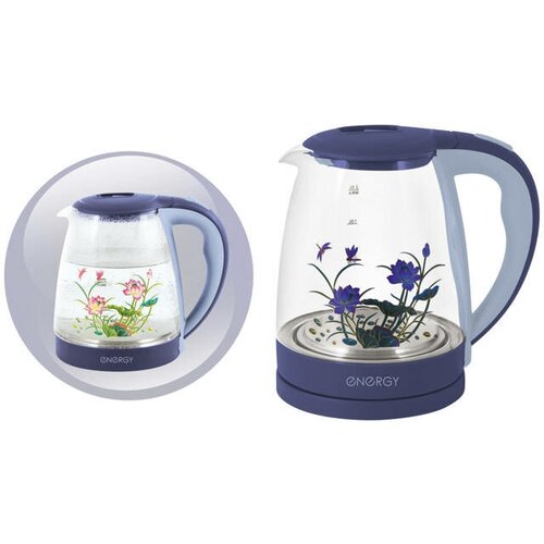 Чайник ENERGY E-287 1500Вт 20л стекло фиолет 442200₽