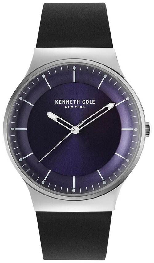 Наручные часы KENNETH COLE Slim, черный, мультиколор