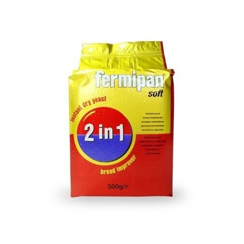 Дрожжи инстантные "Fermipan soft 2 in 1" 500гр