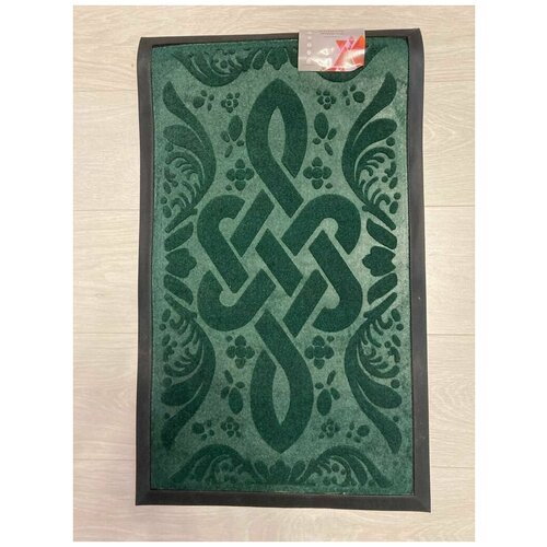 Коврик придверный зеленый средний/ коврик прихожая