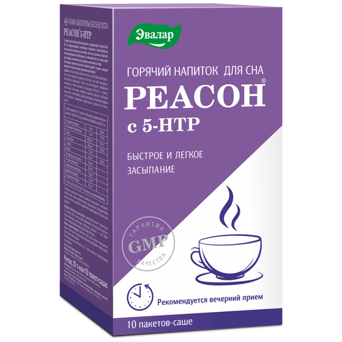 Реасон 5-HTP, порошок, саше, 10 шт.