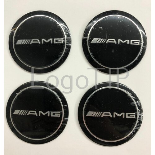 Наклейки на диски автомобиля AMG (d-56 мм)