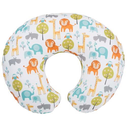 Подушка Chicco Boppy хлопок, peaceful jungle эластичный u образный чехол для детской подушки для кормления грудью