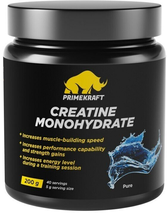 Prime Kraft Creatine Monohydrate, 200 g (вишня дикая)