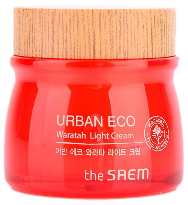 Крем-гель для лица легкий с экстрактом телопеи The Saem Urban Eco Waratah Light Cream 60мл.