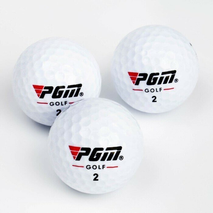 Мяч для гольфа PGM VS трехкомпонентный 12 шт.