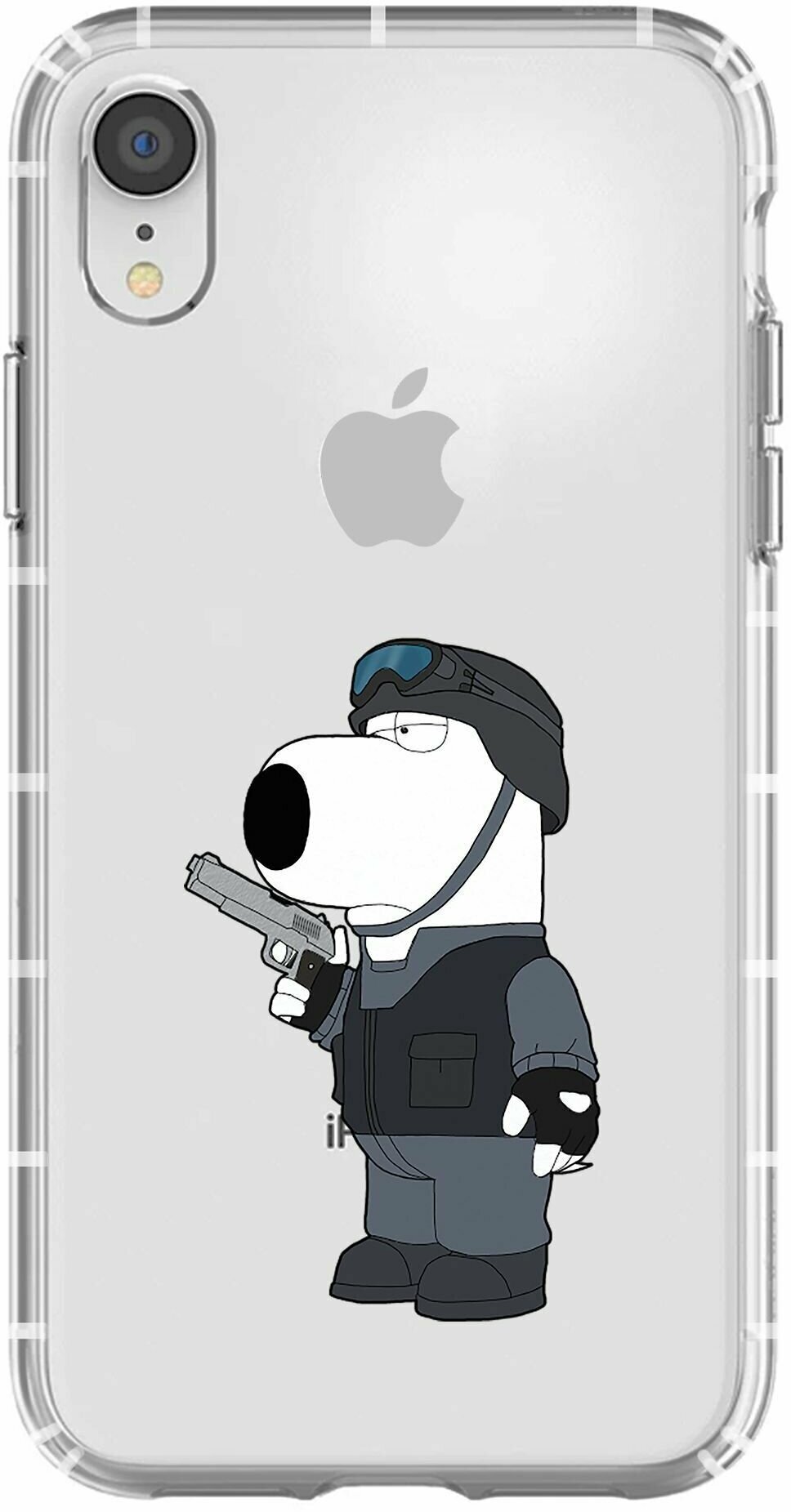 Чехол для iPhone XR "Брайан Гриффин космический воин" - фотография № 1