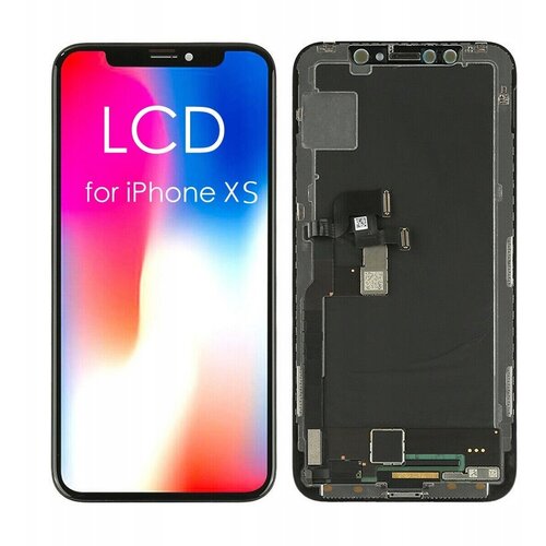 жк дисплей для iphone x xs xr 11 incell с 3d сенсорным дигитайзером в сборе сменный экран дисплей xs pantalla x без битых пикселей Дисплей в сборе с тачскрином для iPhone XS TFT (Incell), черный