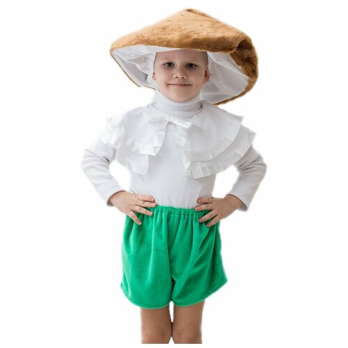 фото Карнавальный костюм гриб боровик большой для детей 5-7 лет рост 122-134 нет бренда