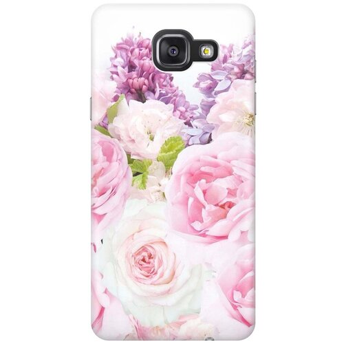 фото Cиликоновый чехол на samsung galaxy a3 (2016) / самсунг а3 2016 с принтом "розовый букет" gosso