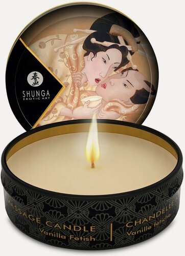 Изображение товара Массажное аромамасло в виде свечи Shunga Vanilla Fetish Ванильный фетиш 30 мл
