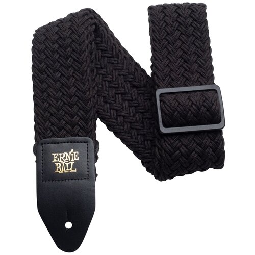 фото Ernie ball 4148 polyspun raven black ремень для гитары