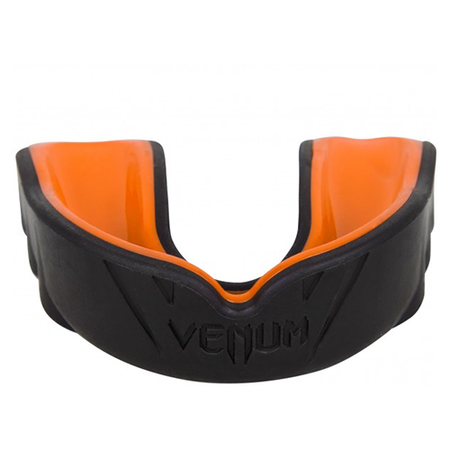 Капа боксерская Venum Challenger Black/Orange (Взрослый размер) капа боксерская venum challenger black blue взрослый размер