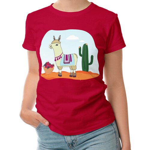 фото Футболка roly, размер l, красный