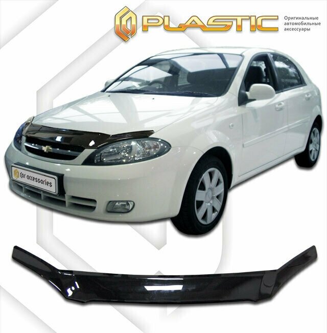 Дефлектор капота для Chevrolet Lacetti хэтчбэк 2004-н. в. Classic черный