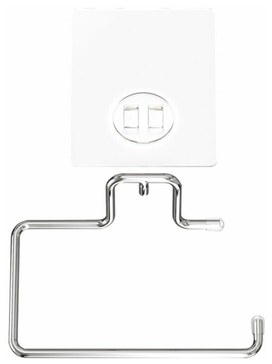 Держатель для туалетной бумаги без крышки металл хром (KLE-LT016)
