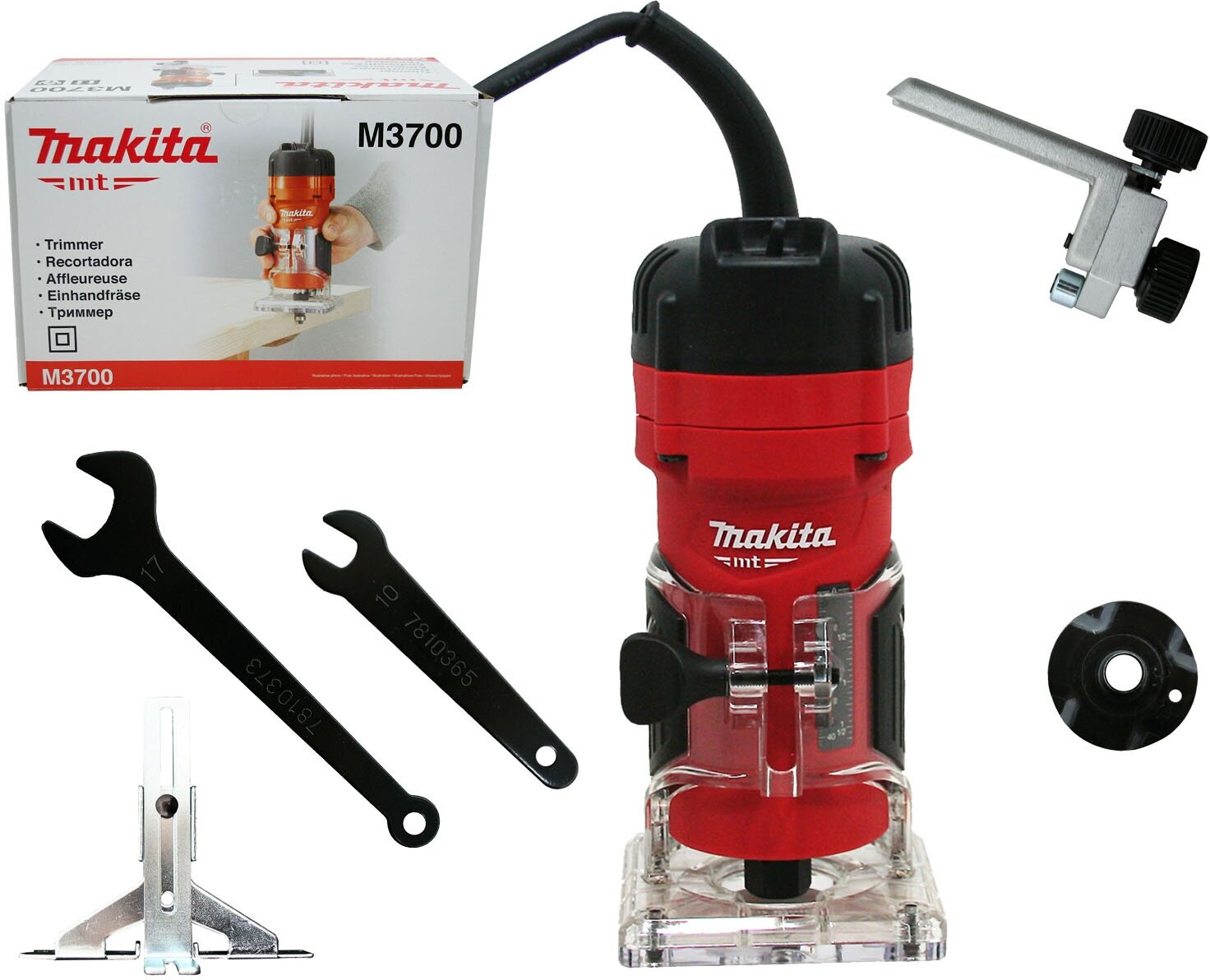 Makita 530w laminate trimmer m3700g sale